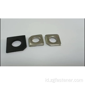 Mesin cuci lancip persegi untuk bagian slot GB853 Square Washers